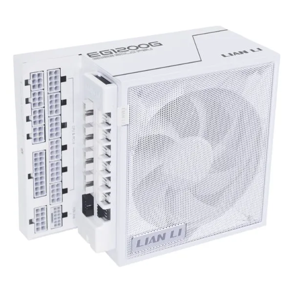Блок питания Lian Li EG1200G WHITE 1200W Full Modular, 80+ GOLD, КПД 91.2% G9P.EG1200G.WH00.EU