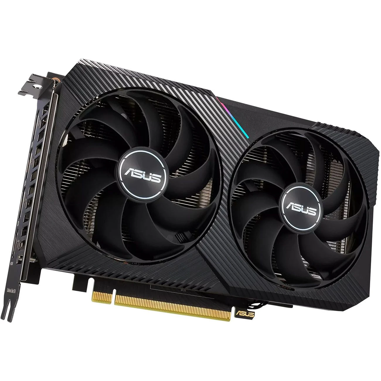 Видеокарта 8 Gb ASUS RTX3050 OC GDDR6 8GB 128-bit HDMI 1xDVI 1xHDMI 1xDP DUAL-RTX3050-O8G-V2 ОЕМ упа