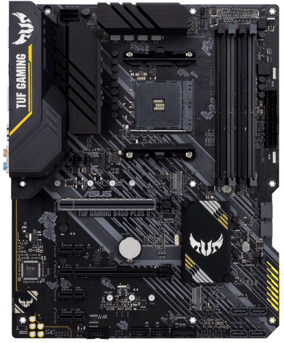 Мат.плата AMD ASUS TUF GAMING B450-PLUS II AMD B450 AM4 4xDDR4 4xSATA3 1xM.2 RAID HDMI DP ATX