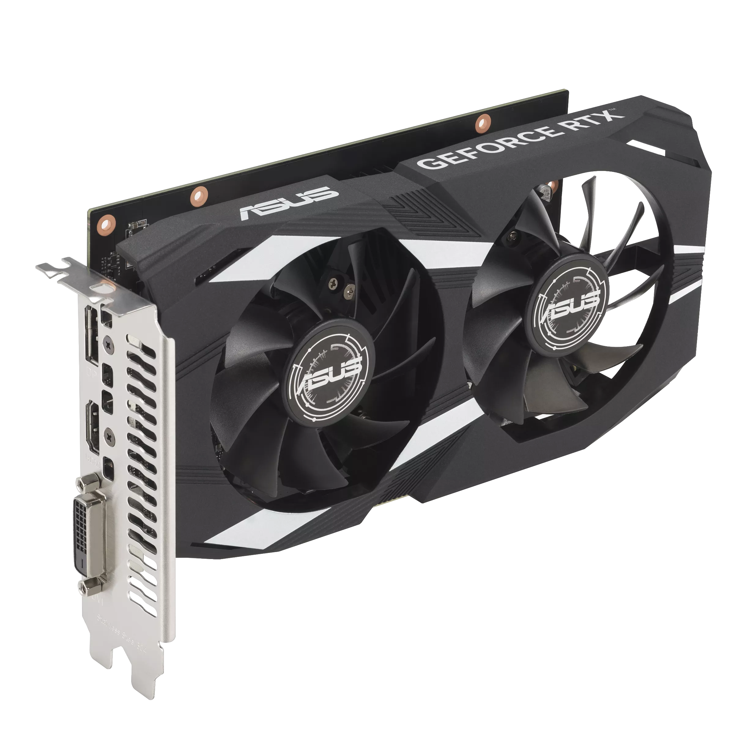 Видеокарта ASUS 6 Gb RTX 3050 DUAL OC [DUAL-RTX3050-O6G], 6 GB ,GPU NVIDIA, DP/DVI-D/HDMI, GDDR6/96bit, [DUAL-RTX3050-O6G]