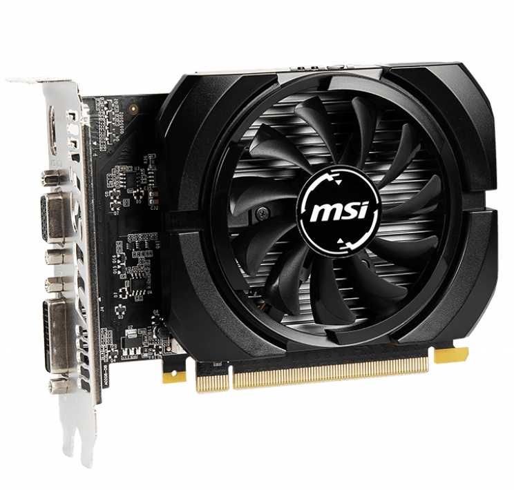 Видеокарта MSI 2 Gb GT 730, 2GB DDR3 64-bit 1xVGA 1xDVI 1xHDMI N730K-2GD3/OCV5