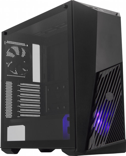 Кейс, CoolerMaster MasterBox K501L (MCB-K501L-KANN-S00) E-ATX/ATX/mATX/Mini-ITX, 7 cлотов расширения, 2 отсека комбо для дисков x 3.5"/2.5", 1xUSB 3.0