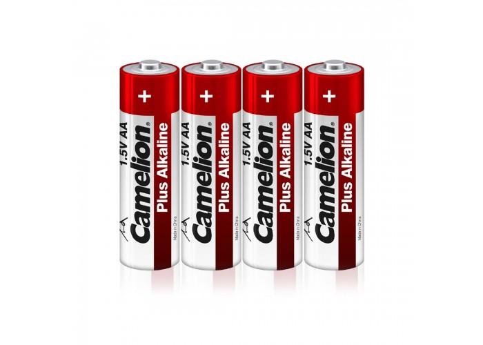 Батарейка, CAMELION, LR6-SP4, Plus Alkaline, AA, 1.5V, 2800 mAh, 4 шт., Плёнка