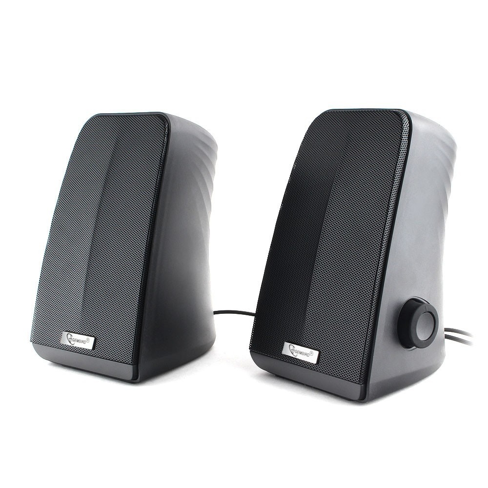 Акустическая система Gembird SPK-505, Черный ,SPK active RMS 5Wx2, USB, Black