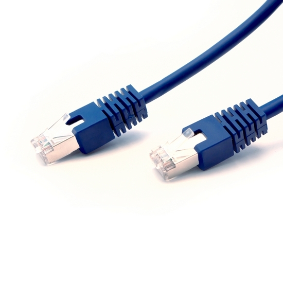 Патч Корд, SHIP, S4025BL0100-P, Cat.5e, FTP, LSZH, RJ-45, 1 м, Синий, Экранированный, Пол. пакет