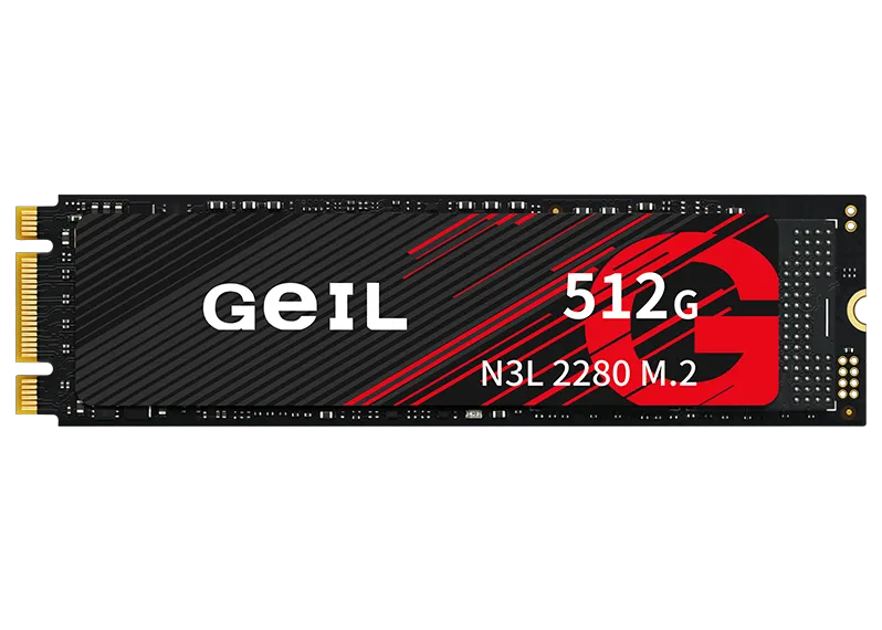 512 GB SSD GEIL N3L M.2 2280, SATAIII 6.0Gb/s, 3D NAND Flash, R500MB/s, W500MB/s N3LWK09I512D