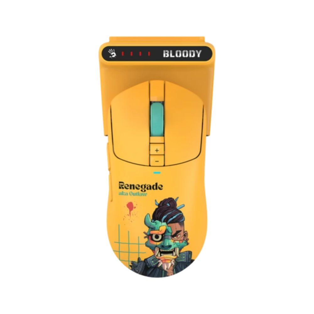 Мышь игровая беспроводная Bloody R72 Ultra Duo Renegade Yellow (SUNSET) SAVAGE