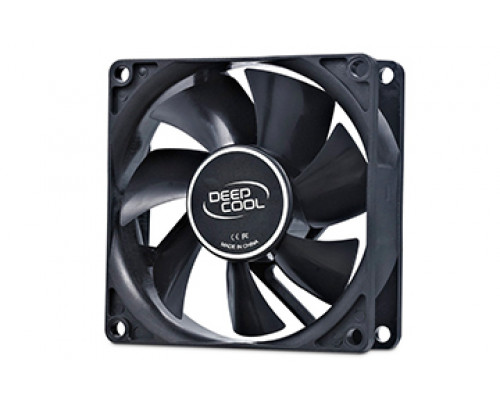 Кулер, Deepcool, XFAN 80 DP-FDC-XF80, 80мм, 1800±10%об,мин, Габариты 80х80х25мм, Чёрный