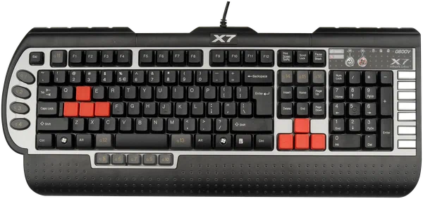 Клавиатура, A4tech G800V USB 3X Fast Gaming Keyboard Headphone and Microphone Jacks