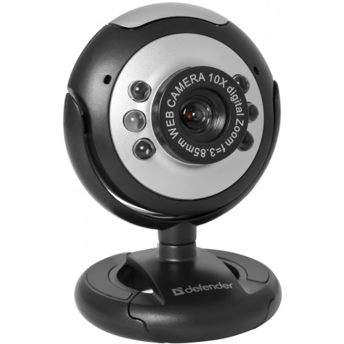 WebCamera Defender G-lens C-110 Black 0.3МП, USB, универ. крепление