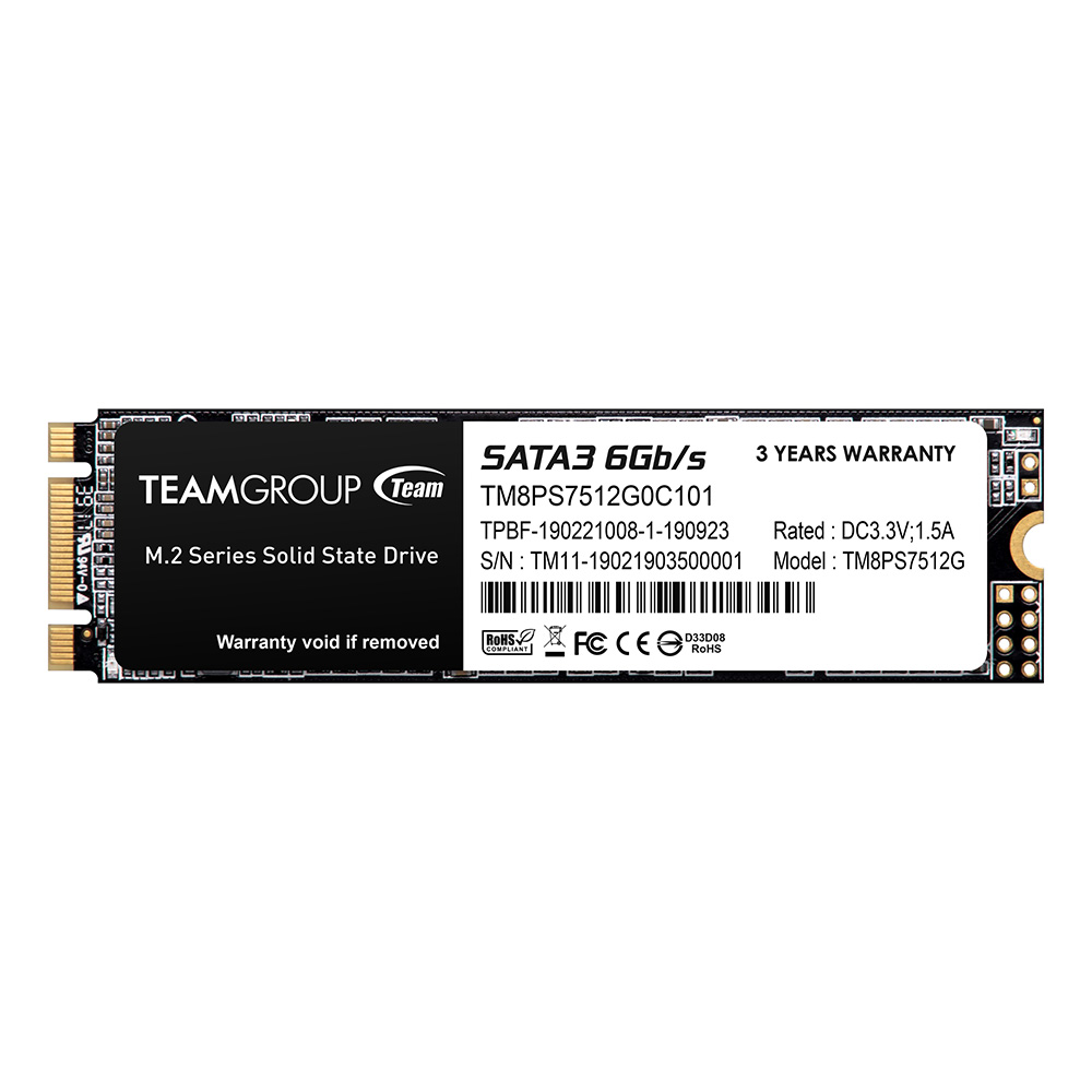 512 Gb SSD M.2 TeamGroup MS30 M.2 SATA 2280 R530Mb/s W430MB/s TM8PS7512G0C101