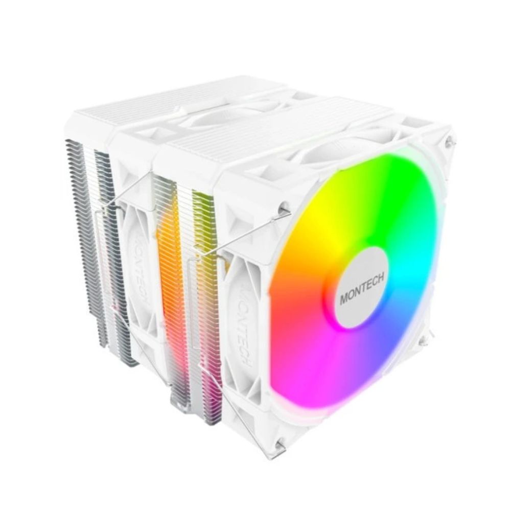 Вентилятор для процессора Montech NX600 ARGB (W) TDP 260W 4-pin 1851/1700/1200/115X/AM5/AM4 White