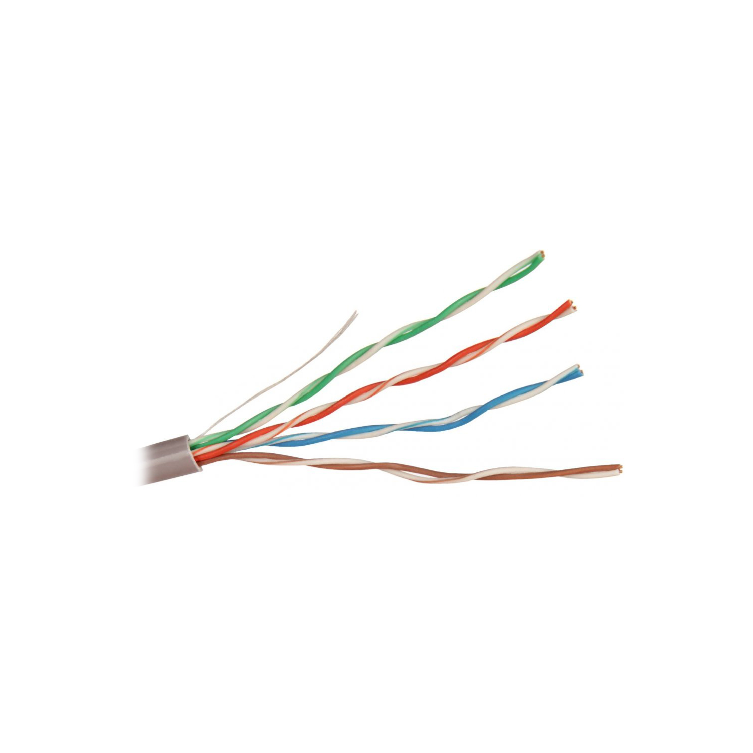 Кабель сетевой ExeGate UTP4-C6-CCA-S23-IN-PVC-GY-305, бухта ,Cable UTP, (~305м)