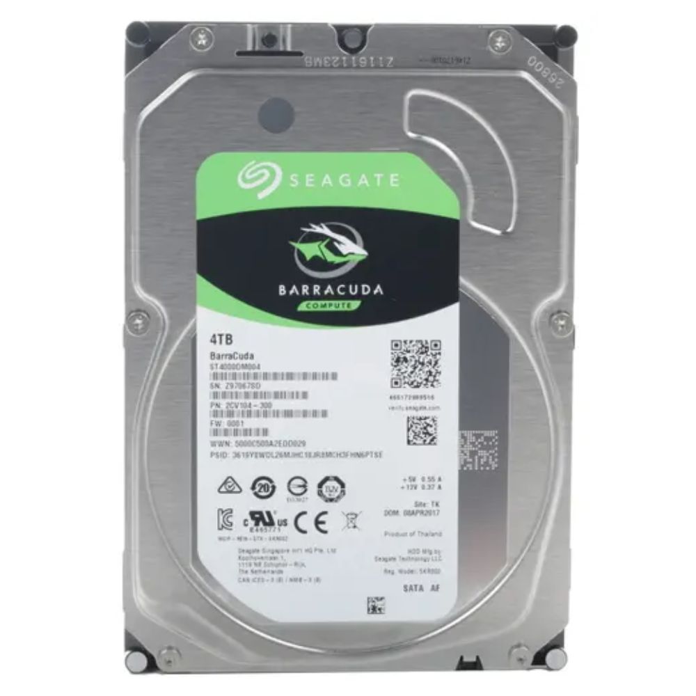 Винчестер 4Tb Seagate Barracuda Compute SATA6Gb/s 5400rpm 64Mb 3,5" ST4000DM004