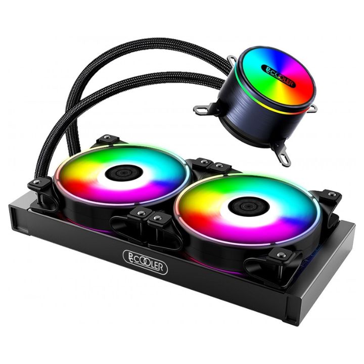 Водяное охлаждение для CPU PCCooler GI-CX240 ARGB TDP 250W LGA Intel/AMD Black GI-CX240 ARGB