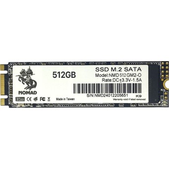 512 GB SSD NOMAD M.2 2280 SATAIII R540MB/s W500MB/s NMD512GM2-O