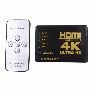 HDMI Switch UHD iFSWT-501 4K, 1.4v, 5-входов/1вых, пульт