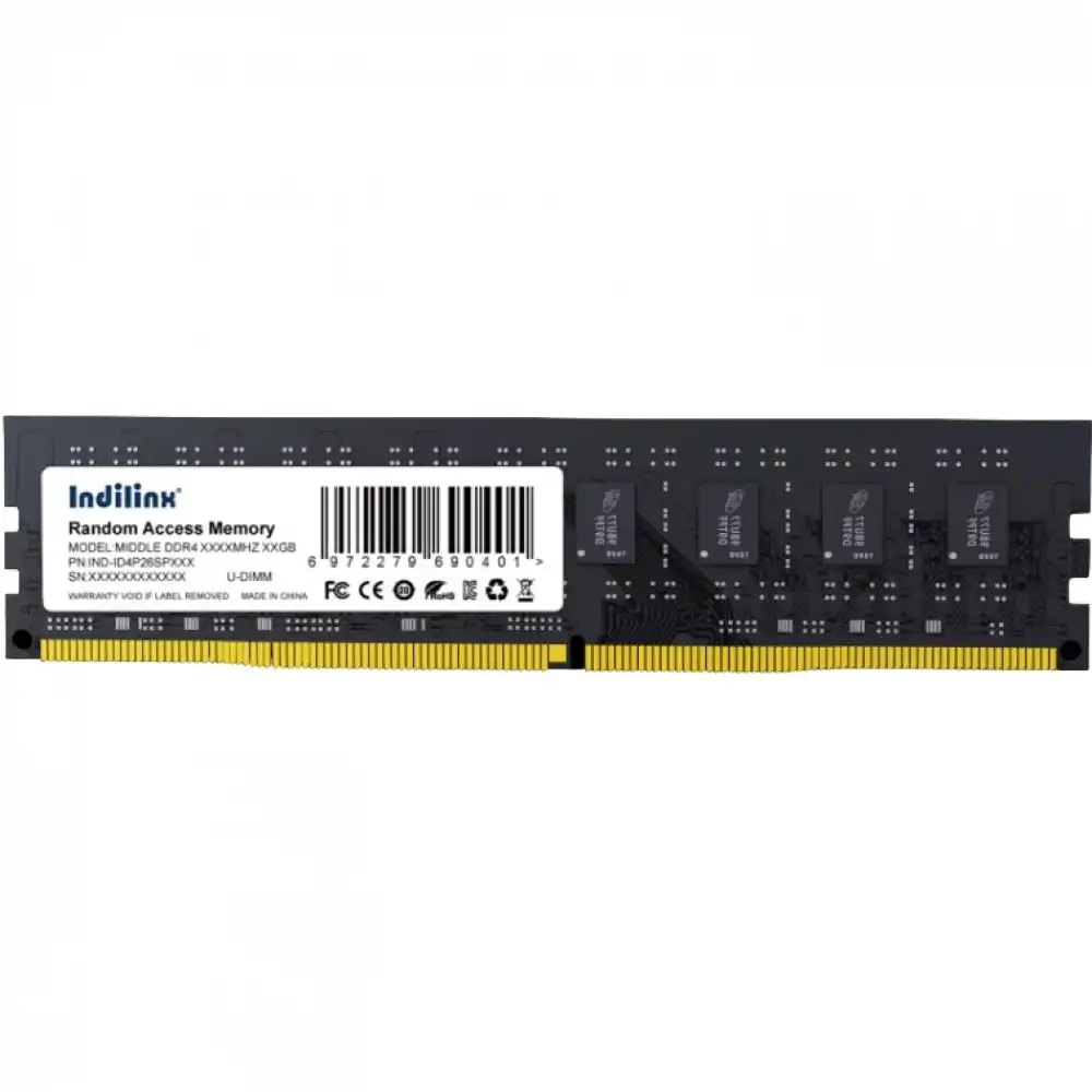 DDR4 Indilinx 8 Gb IND-ID4P32SP08X, DDR4, 8GB, 3200Mhz, PC, UDIMM, Retail