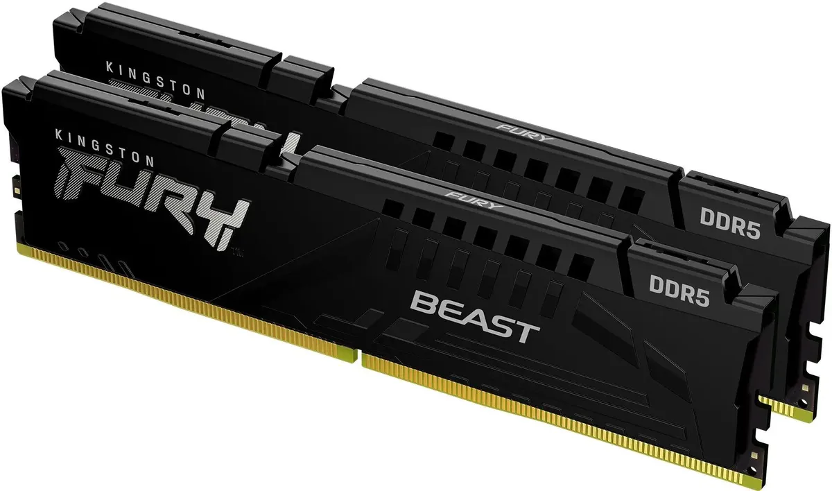 DDR5 Kingston 32 Gb KIT Fury Beast, KF568C34BBK2-32, DDR5, 32 GB ,DIMM kit <6800MHz> (2x16GB), CL34