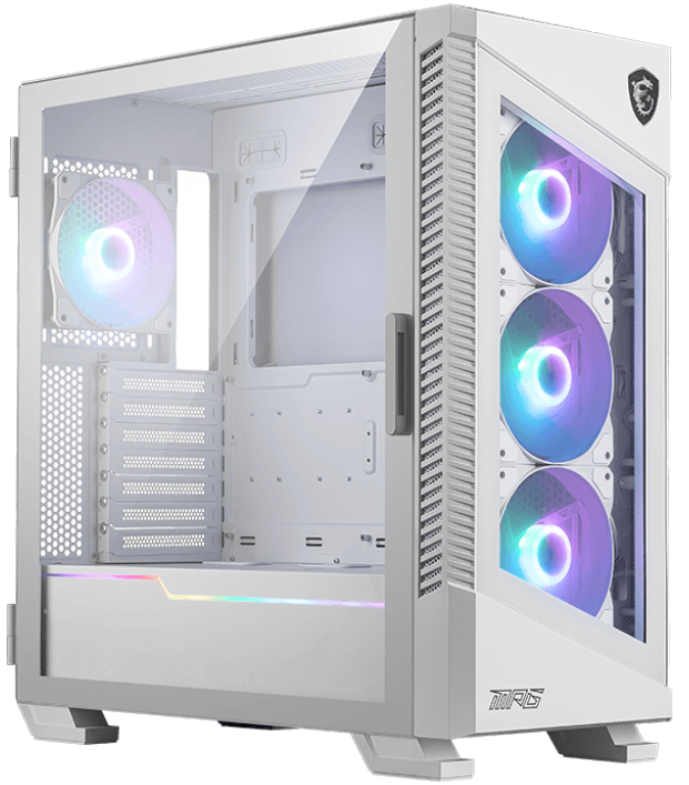 Компьютерный корпус MSI MPG VELOX 100R WHITE ATX/Micro-ATX/Mini-ITX, 2xUSB 3.2 Type-A, 1xUSB 3.2 Type-C Белый