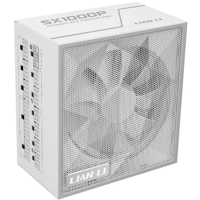 Блок питания Lian Li SX1000P 1000W Full Modular, 80+ PLATINUM, КПД 94% G9P.SX1000P.W000.EU White