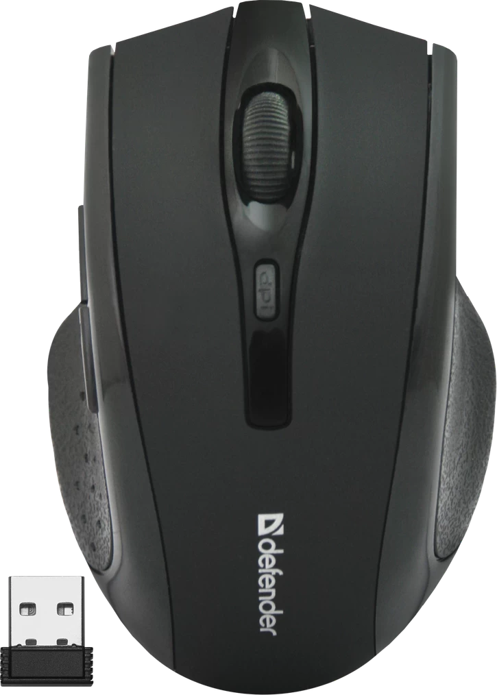 Мышь беспроводная Defender Accura Accura MM-665 черный,6 кнопок, 800-1600 dpi