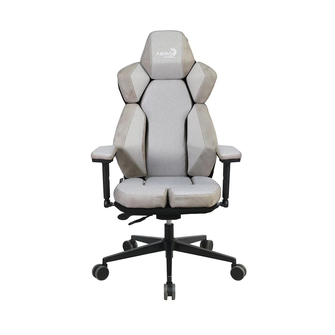 Игровое компьютерное кресло, Aerocool, XTAL-Loft Air Light Grey, Многослойная дышащая сетчатая ткань (LOFT Air), (Ш)65*(Г)70*(В)122 (132) см, Серый