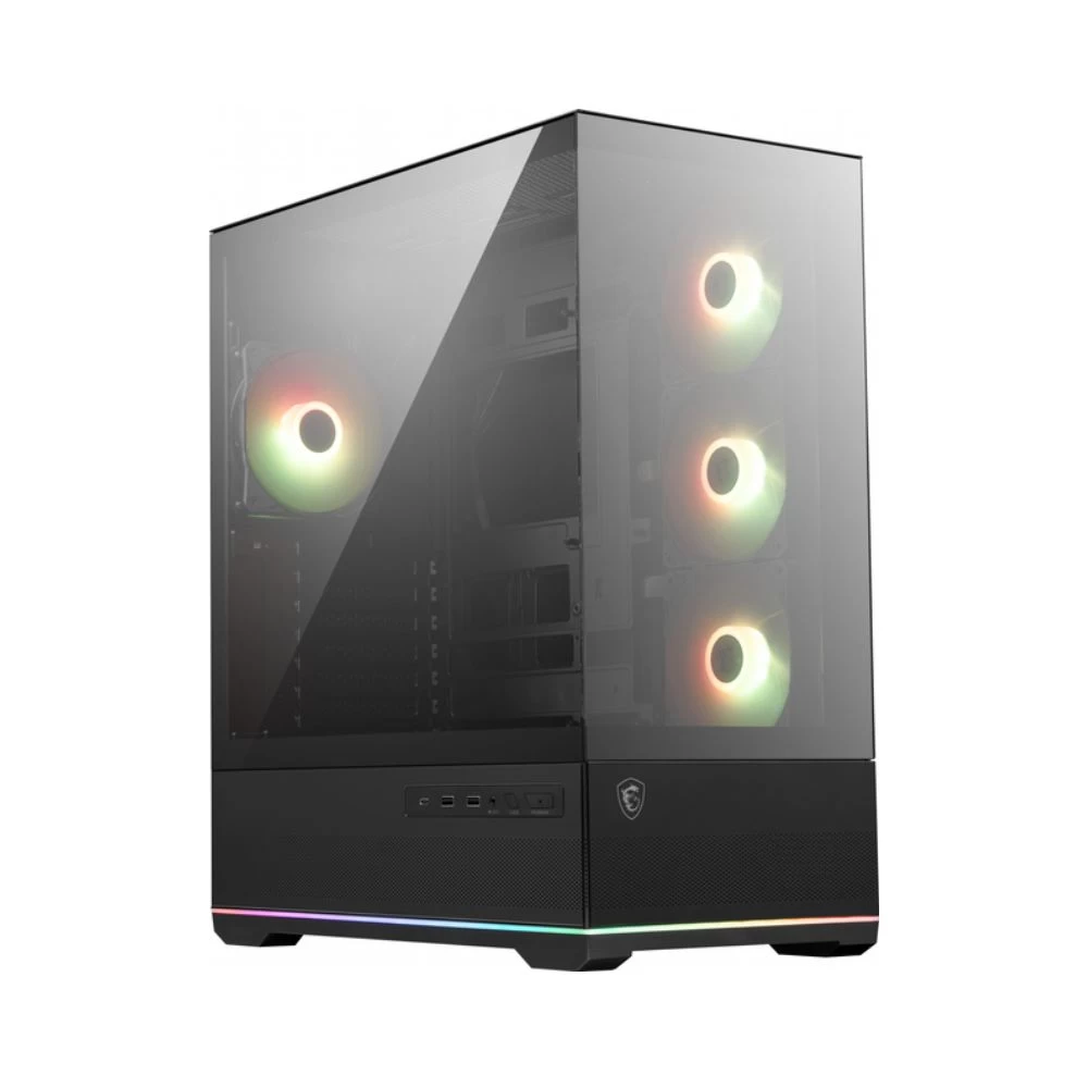 Компьютерный корпус MSI MAG PANO 110R PZ ATX/mATX/mITX, Back connect:ATX/mATX Type-C Black