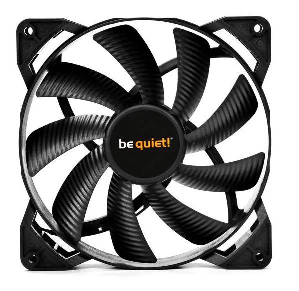 Вентилятор для компьютерного корпуса, Bequiet!, Pure Wings 2, BL047, 140мм, 1000 об.мин, 61.2 CFM, 18.8 dB(A), 3-pin, 140 x 140 x 25 мм, Чёрный