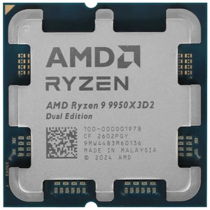 Процессор AMD Ryzen 9 9950X3D2 4,3ГГц (5,6ГГц Turbo) 16C/32T 192MB L3 200W AM5 OEM