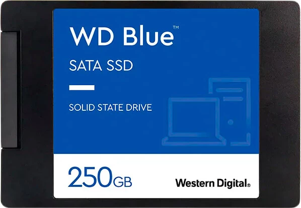 500 GB SSD WD BLUE SA510 2.5” SATA3 R555Мб/с W440Мб/с WDS500G3B0A