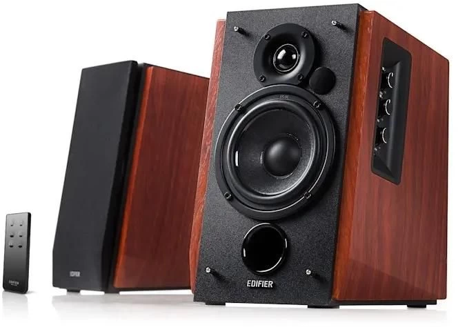 Акустическая система Bluetooth Edifier R1700BT Brown <2.0,RMS 66Вт, 60Гц-20кГц, BT, Dual RCA, Пульт>