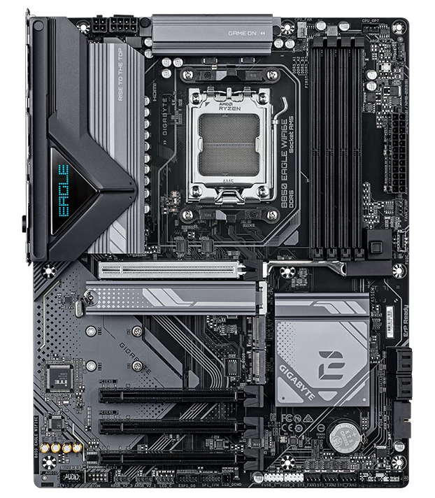 Мат.плата AMD Gigabyte B850 EAGLE WIFI6E ,MB Socket AM5, ATX, AMD B850 (DP/HDMI), 4DDR5, PCIx16