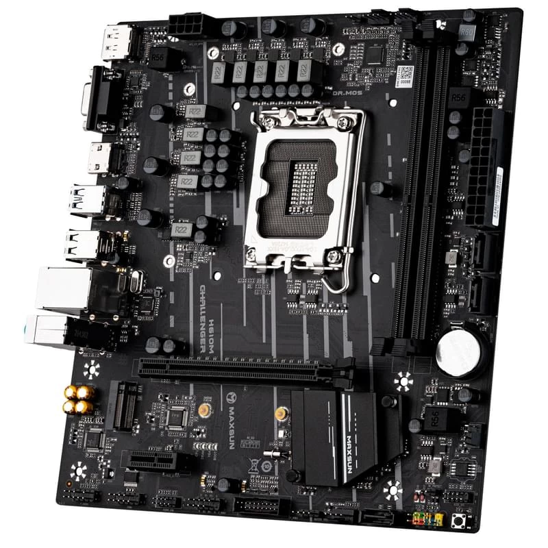 Мат.плата MaxSun Callenger H610M-H ,MB Socket1700, MATX, H610 (HDMI), 2DDR4,PCIx16