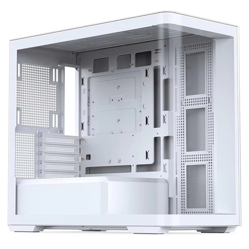 Компьютерный корпус, Jonsbo, D300, D300 White, Mini-Tower, ITX/M-ATX, USB 3.2 Type-C*1/USB3.0*2/Audio+Mic*1, Высота процессорного куллера 180мм, Длина