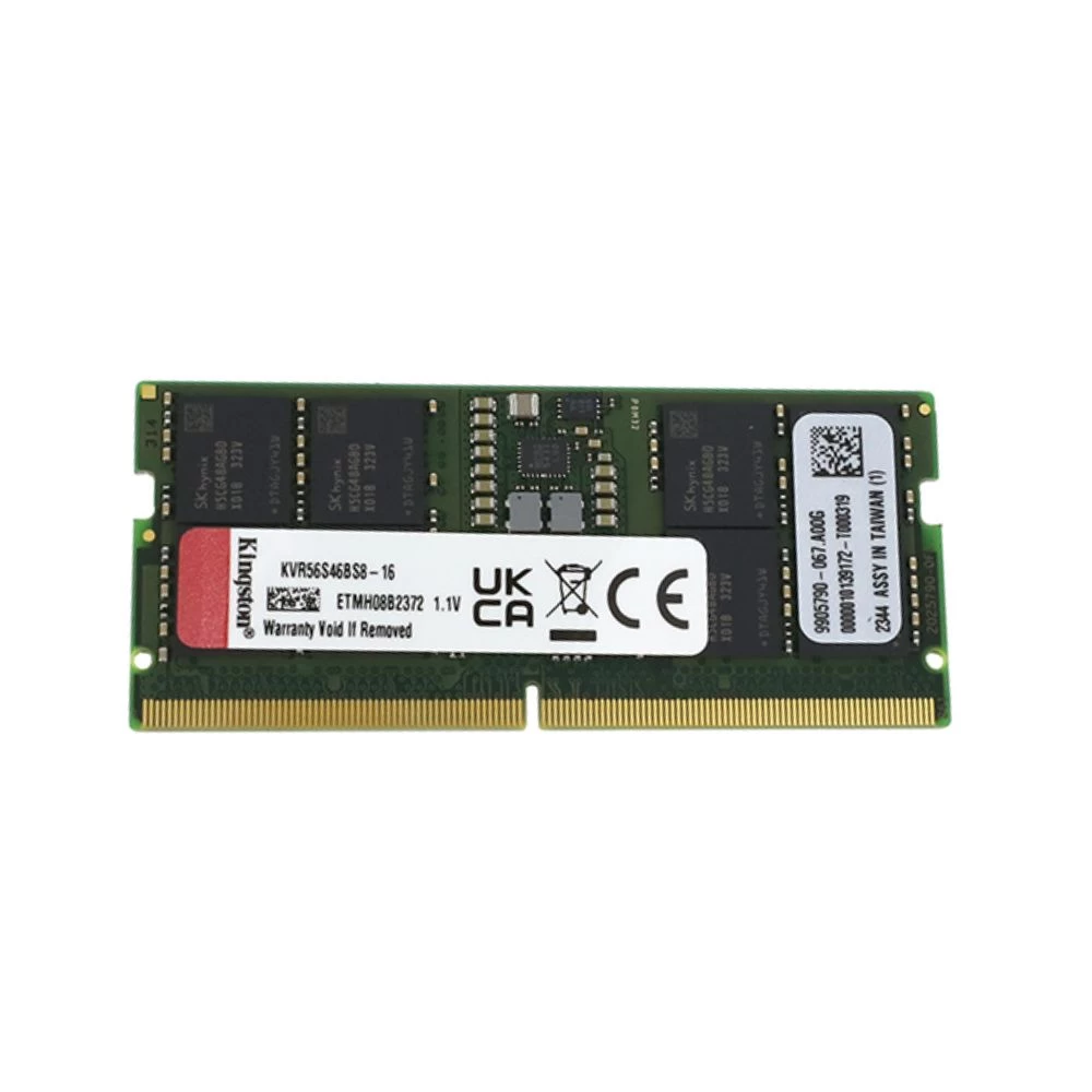 SODIMM DDR5 16GB Kingston, KVR56S46BS8-16, DDR5, 16 GB ,SO-DIMM <5600MHz> CL46