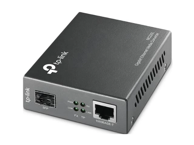 Медиаконвертер GbE Tp-Link OMADA MC220L <1000M RJ45 to 1000M SFP slot supporting MiniGBIC modules, switchi