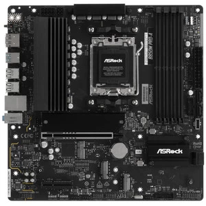 Мат.плата AMD B850M PRO-A, AM5, B850, 4xDDR5 8000+(OC), 4xSATA3, 3xM.2 (1*PCI-E 5.0x4, 2*PCI-E 4.0x4), Raid, 1xDP, 1xHDMI, 1xPCI-Ex16, 1xPCI-Ex4, mATX