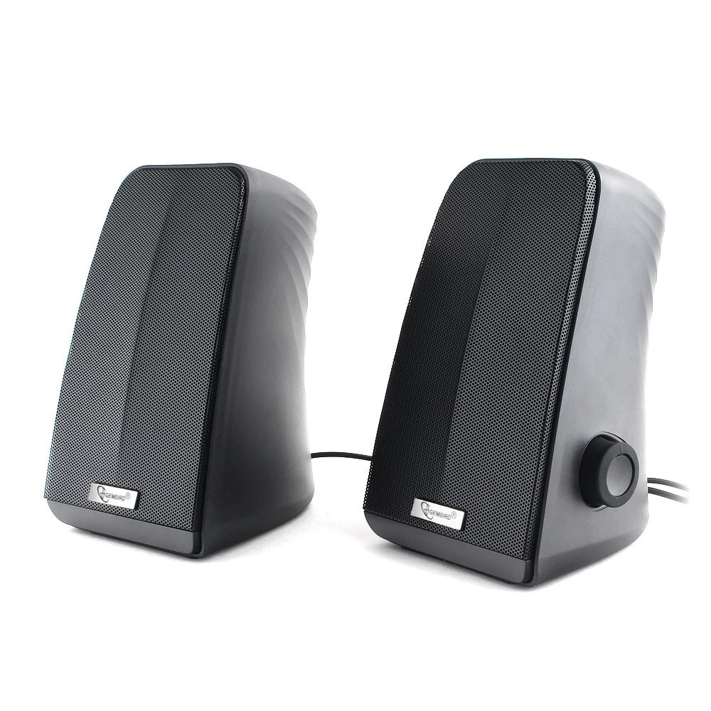 Акустическая система Gembird SPK-505, Черный ,SPK active RMS 5Wx2, USB, Black