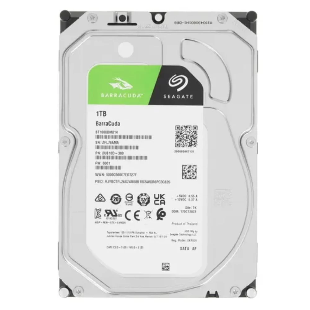 винчестер 1Tb Seagate BarraCuda SATA6Gb/s 7200rpm 256Mb 3,5" ST1000DM014