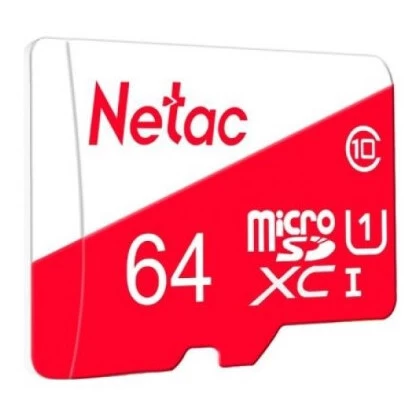 Карта памяти MicroSD Netac P500 ECO MicroSDXC 64GB, Class 10 NT02P500ECO-064G-R