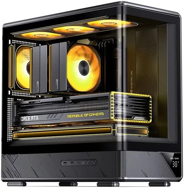 ИГРОВОЙ ПК с МОНИТОРОМ i5-12400F/B760M-HDV/Вод,охл TS4 240/8+8 = 16 DDR4/512 NVMe/RTX5060 8 Gb Palit/D200/750W/27" ONVYX 240Hz/AK820/AJ159/AHM09