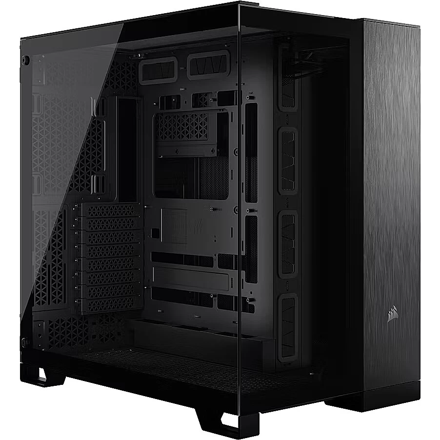 Корпус Corsair 6500X Tempered Glass Mid-Tower, Black/Obsidian Aluminum/CC-9011283-WW 