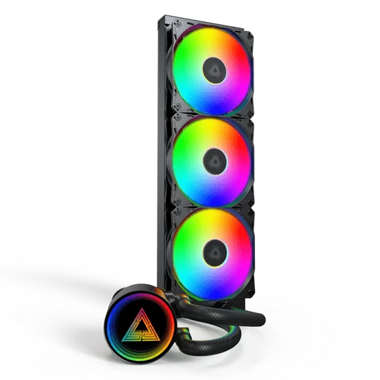 Водяное охлаждение для CPU Montech LightFlow ARGB 360 (B) TDP 300W 3x120 1170/1851/AM4/AM5 Black