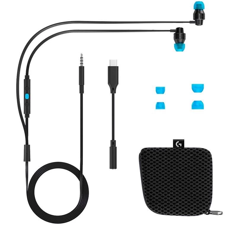 Гарнитура Logitech G333 , Черный ,Garnitura (981-000924) 24ohm, 20-20000Hz, 101.6dB, jack 3.5 Black-Blue