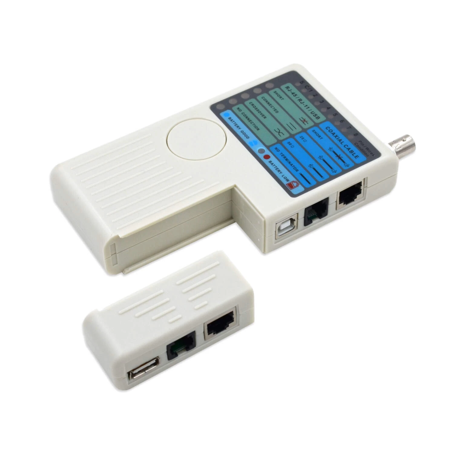 Тестер кабеля Cixi Kaida KD-010 4в1, RJ45/USB/RJ11/Coaxial