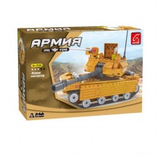 Игровой конструктор, Ausini, 22504, Армия, Средний танк ASN, 229 деталей, Цветная коробка