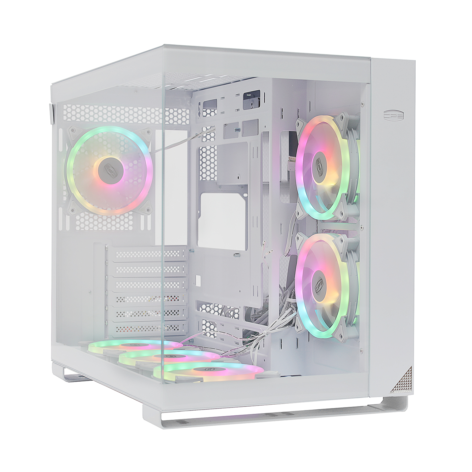 Корпус PCCooler C3T500 WH ATX/MATX/ITX USB3.1 Gen 2 Type-C, USB3.0, USB2.0 White