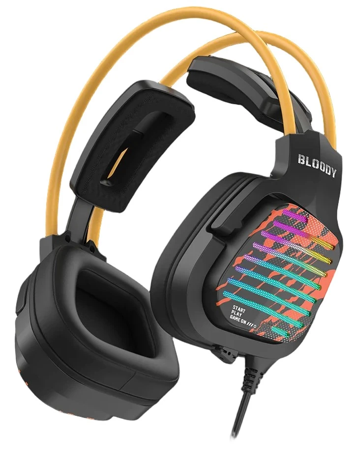 Наушники+микрофон игровые Bloody G565 Energy Black