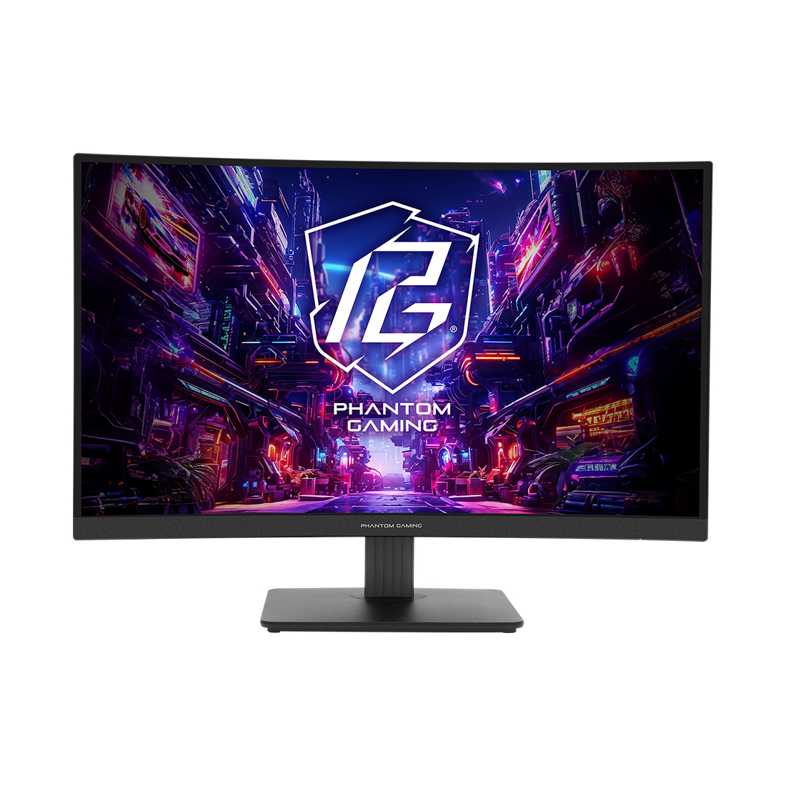 Монитор, ASRock, PG27QRT1B, 27", VA, 2560 x1440, 180Гц, 1мс, 16:9, 300 кд/м², 178/178, 5000:1, HDMIx2, DPx1, Черный